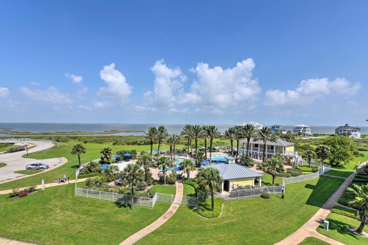 شقة Pointe West Family Retreat Balcony And Ocean Views! غالفيستون، تكساس المظهر الخارجي الصورة