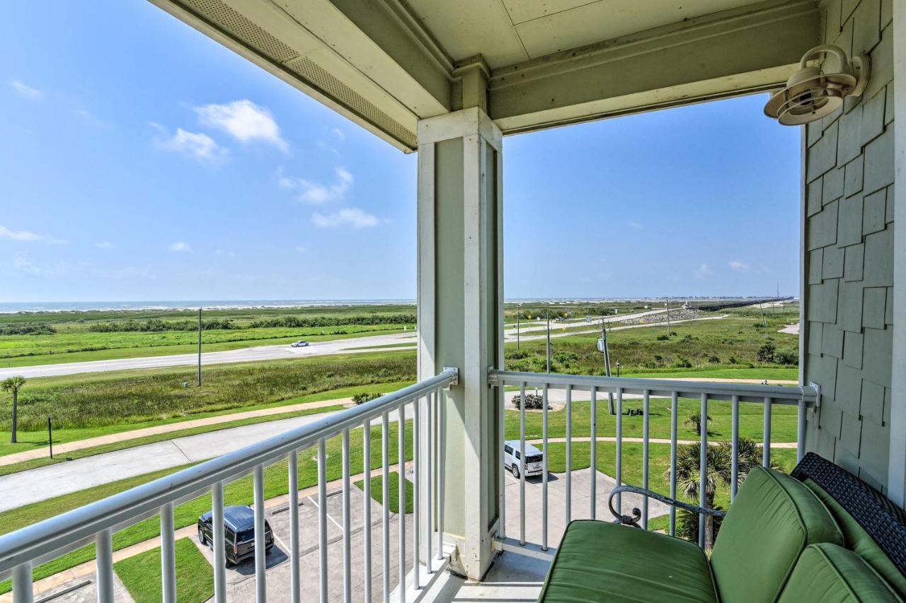 شقة Pointe West Family Retreat Balcony And Ocean Views! غالفيستون، تكساس المظهر الخارجي الصورة