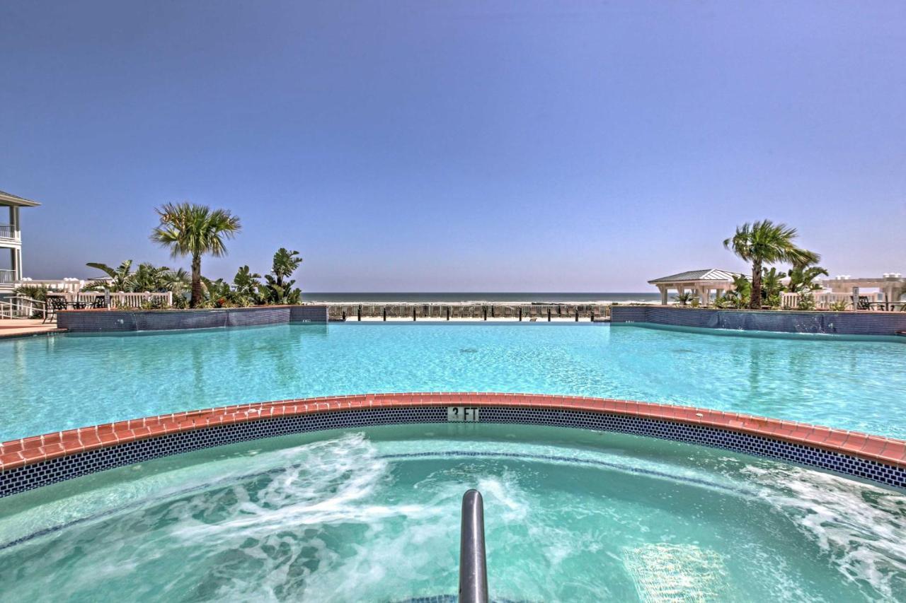 شقة Pointe West Family Retreat Balcony And Ocean Views! غالفيستون، تكساس المظهر الخارجي الصورة
