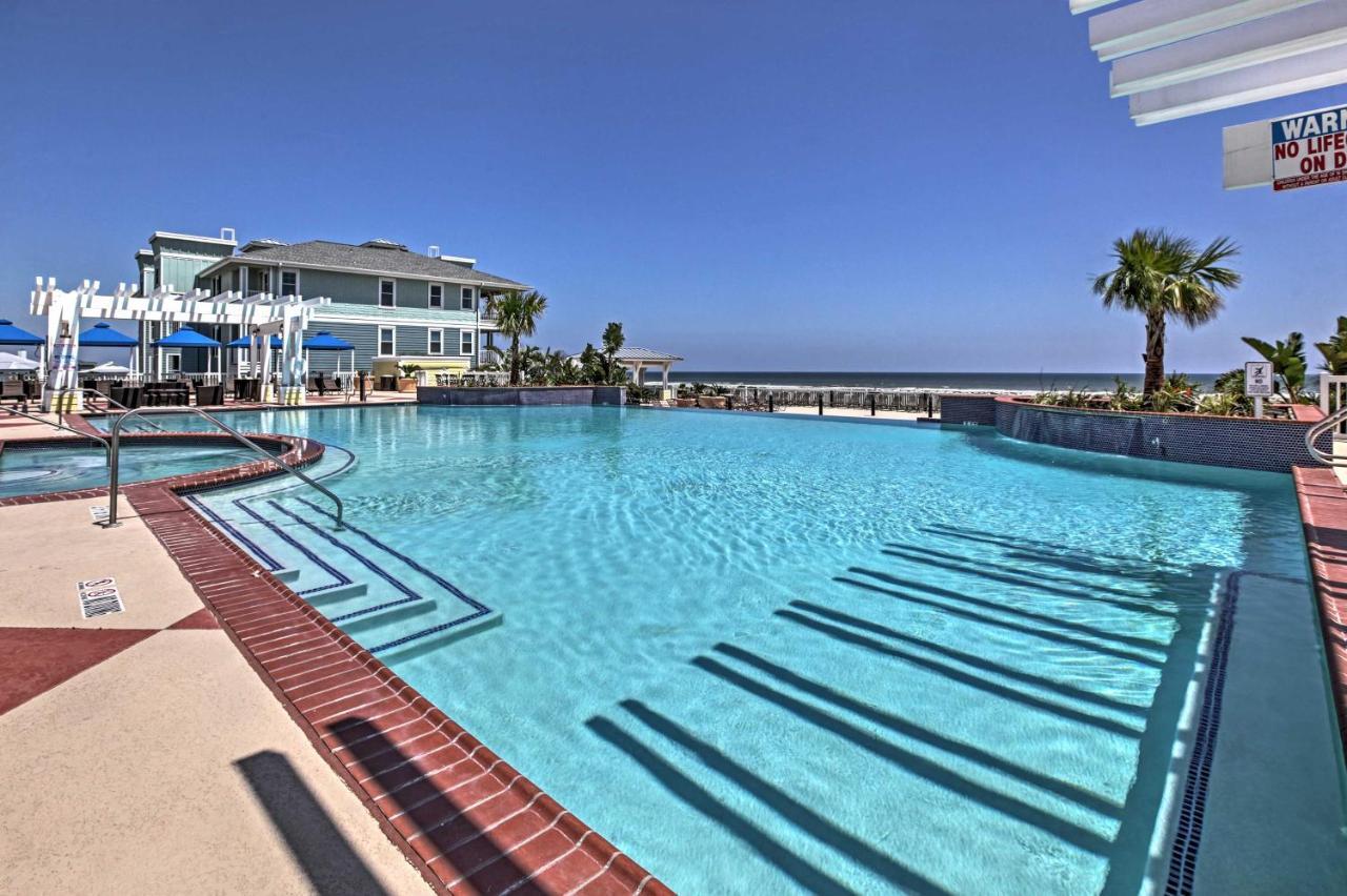 شقة Pointe West Family Retreat Balcony And Ocean Views! غالفيستون، تكساس المظهر الخارجي الصورة